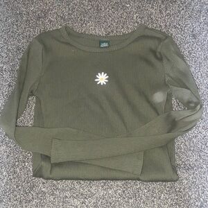 Wild Fable Sage Green Longsleeve Dress